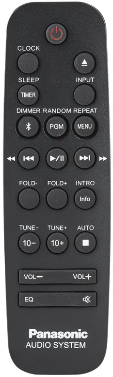 Panasonic sc dm202eg k dab radio cd afstandsbediening