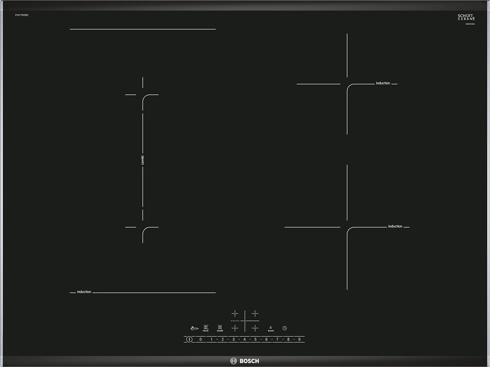 bosch pxx645fc1m inductie kookplaat